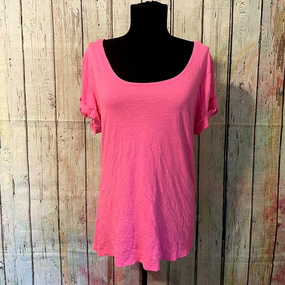 PINK Victoria's Secret Tops - Victoria's Secret PINK Tee Womens XS / S Backless Casual T-Shirt Short Sleeve